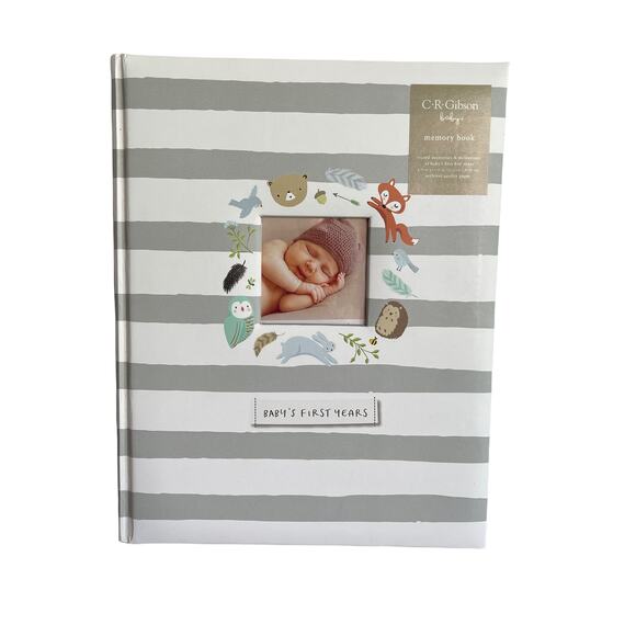 CR Gibson Baby First Five Years Memory Book Boy or Girl Life Milestones - Picture 2 of 8